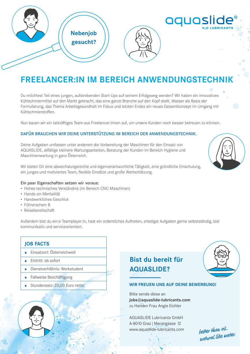 Freelancer:in im Bereich Anwendungstechnik (m/w/d)