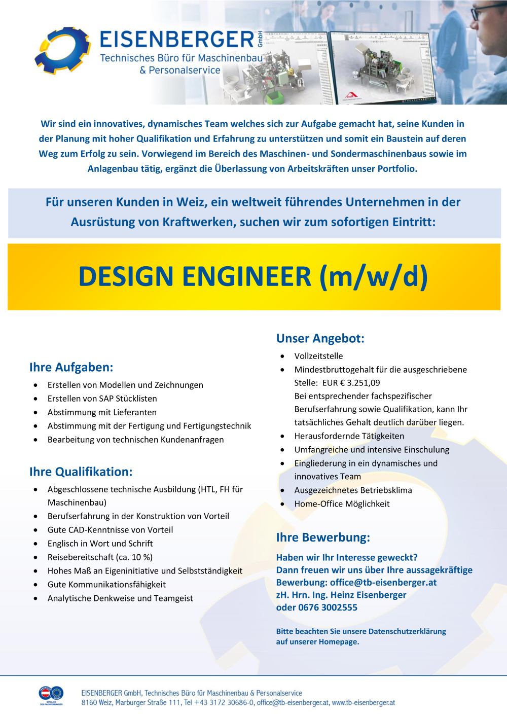 Karriere als Design Engineer