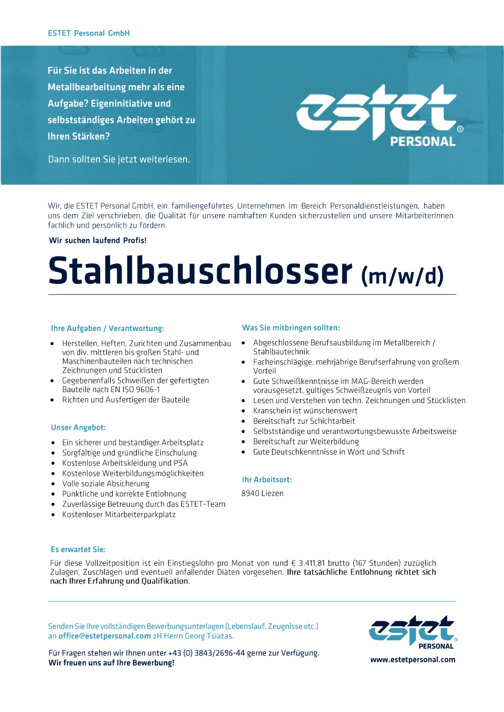 Stahlbauschlosser (m/w/d)