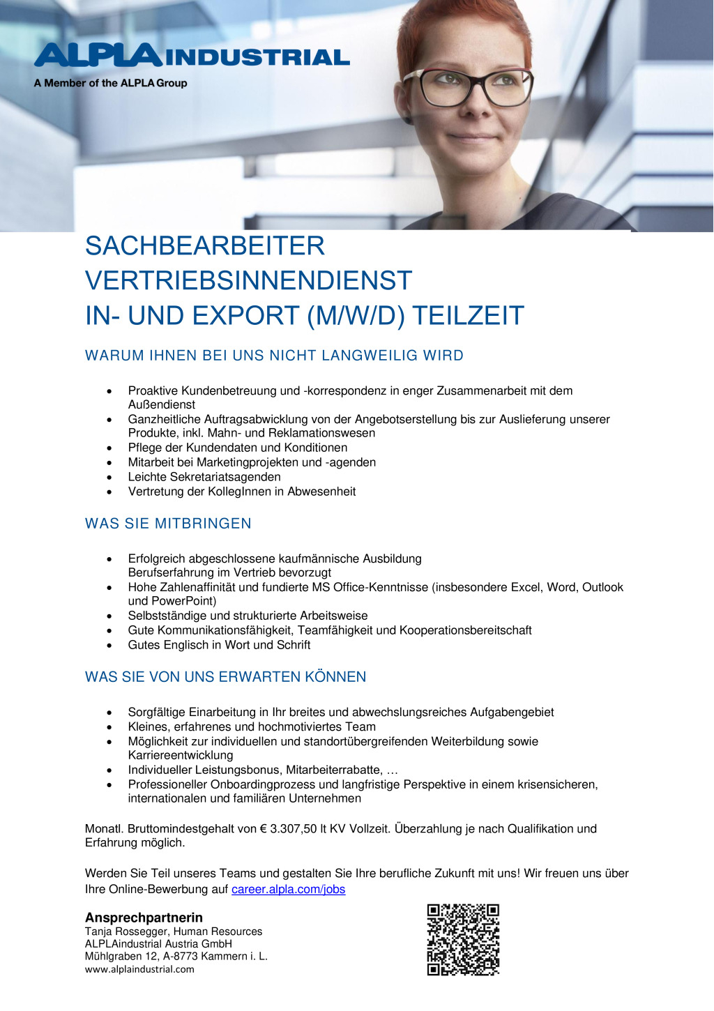 Sachbearbeiter Vetriebsinnendienst In- und Ausland (m/w/d)