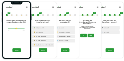 Wir sind die erste regionale Jobbörse mit integriertem Bewerbungsfunnel